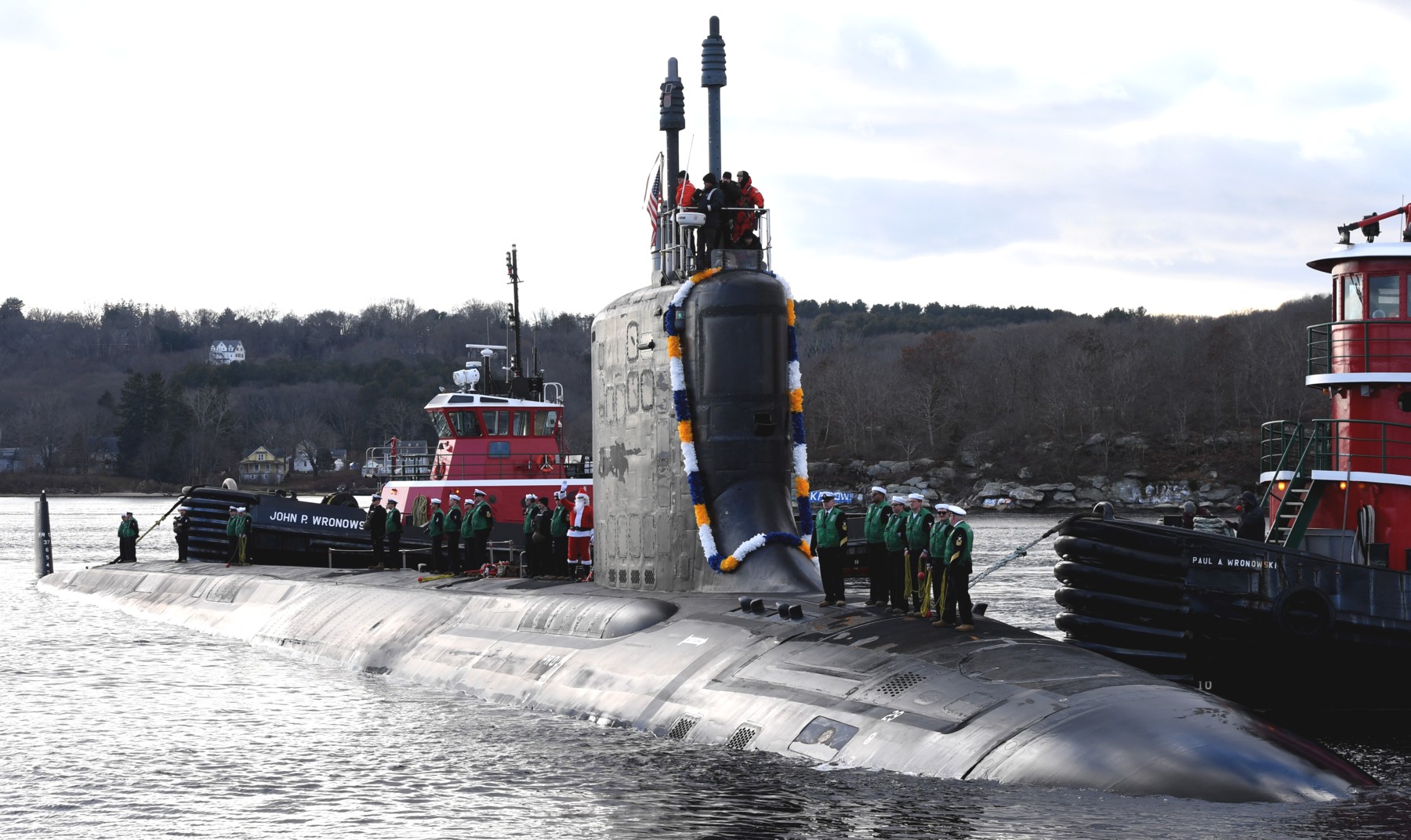 ssn-790 uss south dakota virginia class attack submarine returning new london groton 2022 16