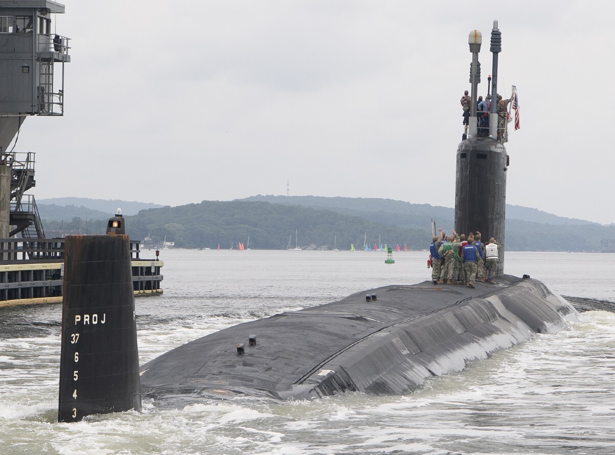 ssn-790 uss south dakota virginia class attack submarine return new london groton 2024 18