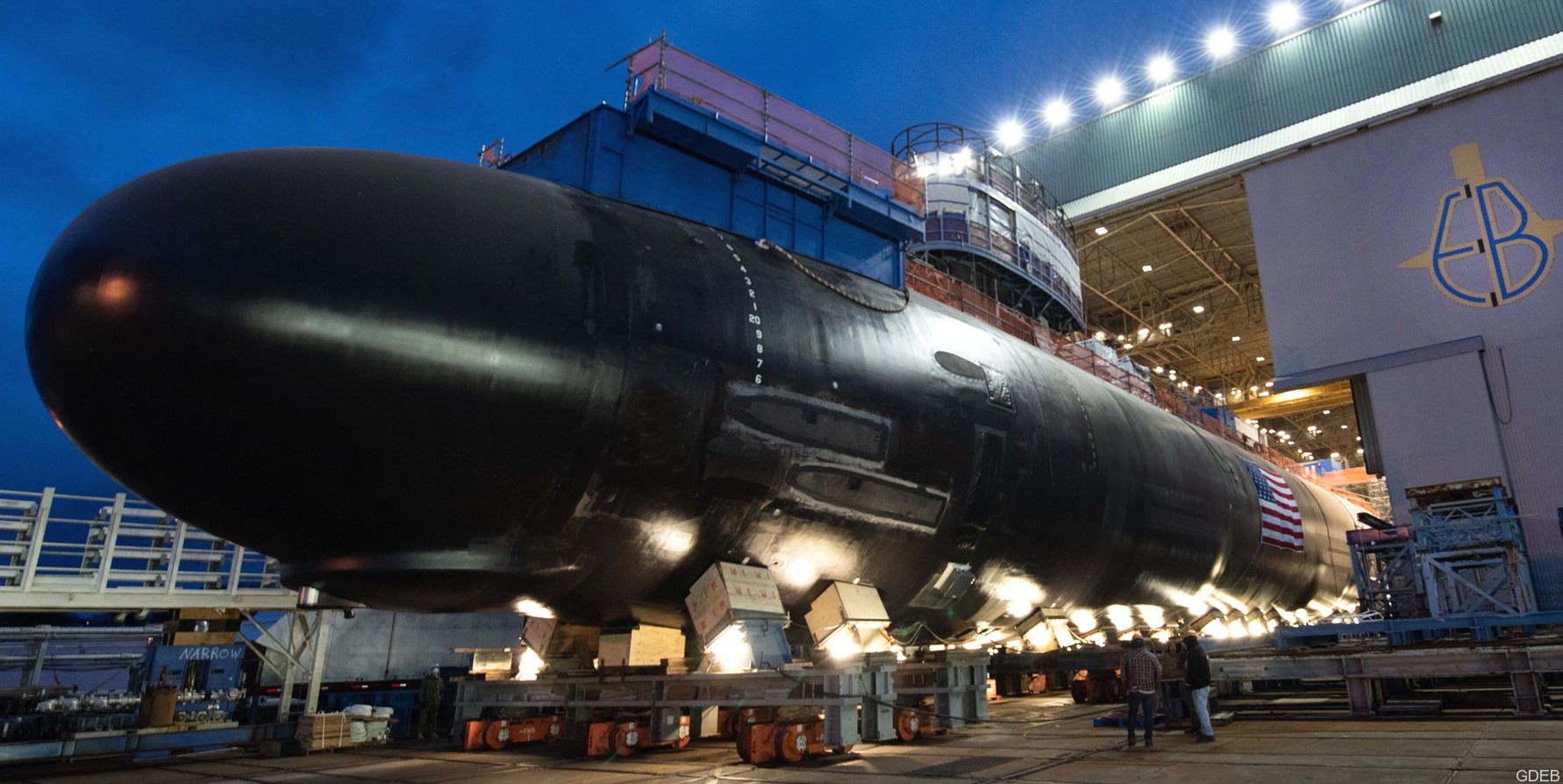 ssn-793 uss oregon virginia class attack submarine roll out gdeb groton 2020 19