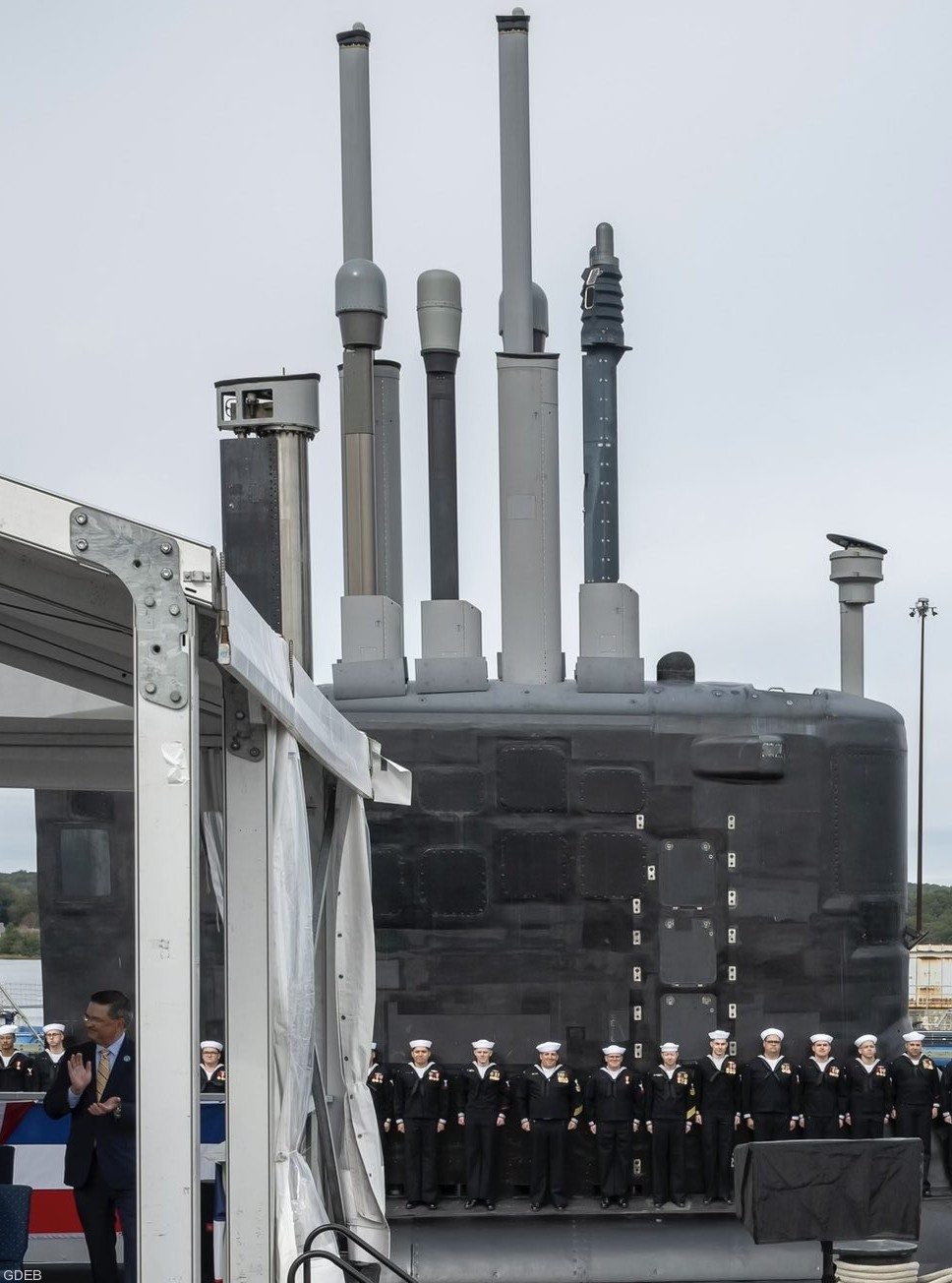 ssn-795 uss hyman g. rickover virginia class attack submarine us navy commissioning new london groton 22 gdeb