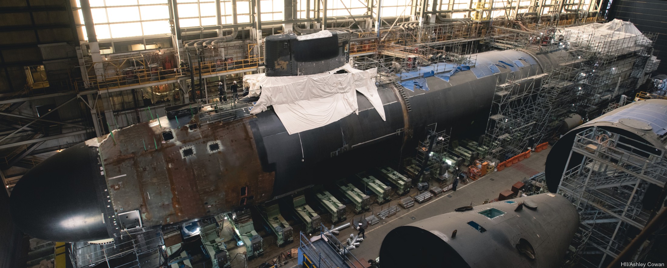 ssn-798 uss massachusetts virginia class attack submarine pressure hull complete 2022 04