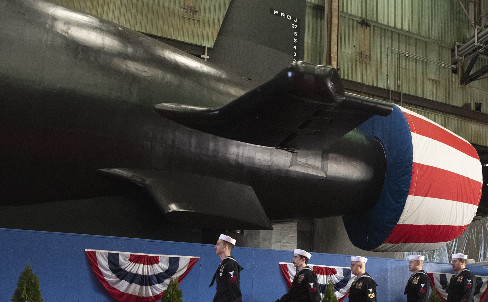 ssn-799 uss idaho virginia class attack submarine us navy christening ceremony groton 07