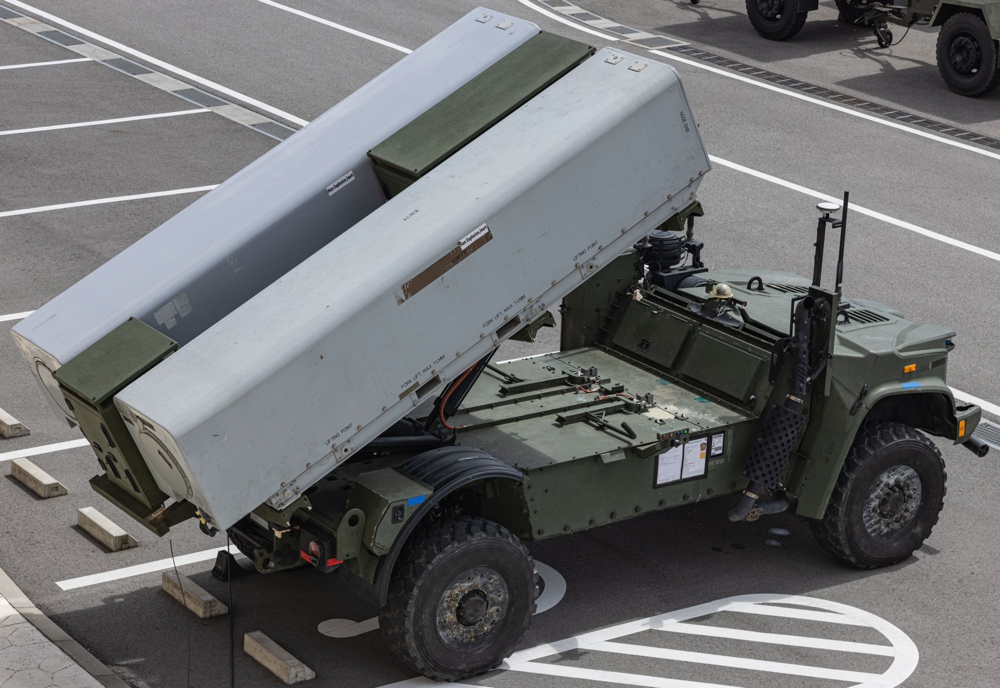 navy marine corps nmesis naval strike missile nsm coastal defence system kongsberg raytheon rogue vehicle 05