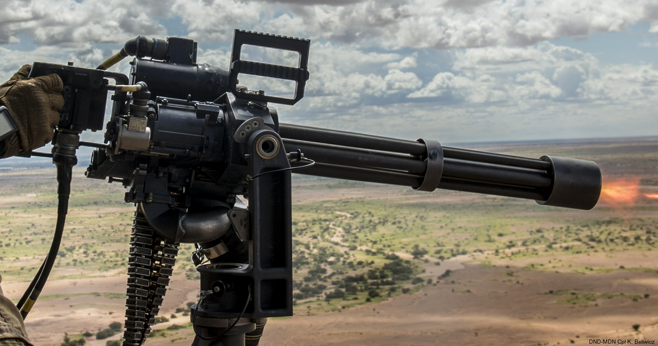 M134 Mk.44 GAU-17A Minigun rotary machine gun system