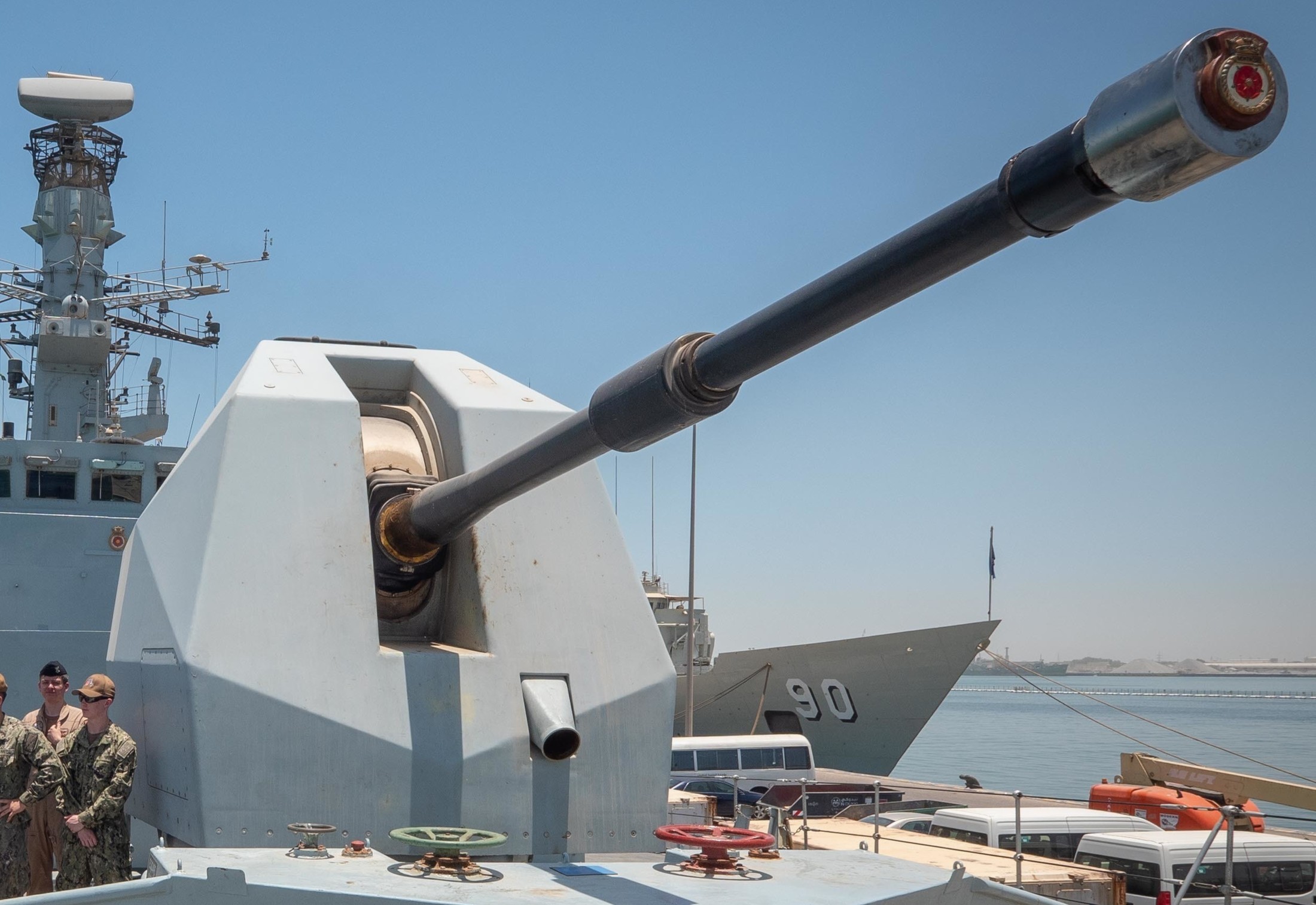 mark 8 mod.1 naval gun system 4.5 inches royal navy type 23 duke class frigate 19