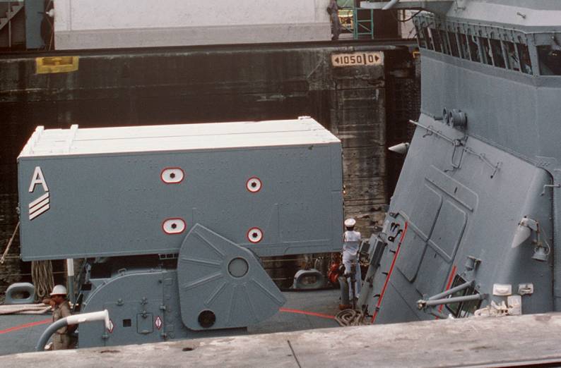 Mk-112 ASROC launcher - Brooke class guided missile frigate